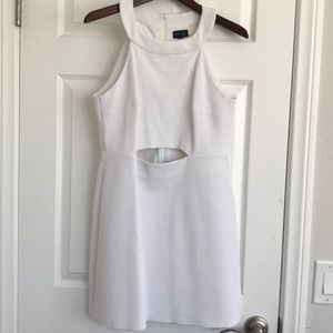 White sleeveless dress- Topshop- size 10